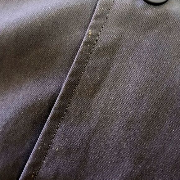 ZARA Men's Navy Blue Collared Button Down Light Weight Windbreaker Smart Casual - Picture 5 of 11